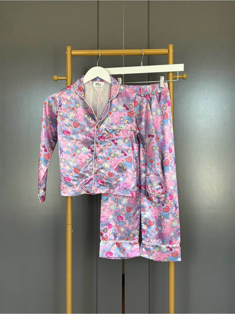 Lola + The Boys Taylor Swift Pajama Set Size 8